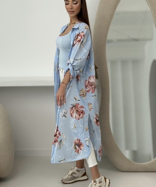 Alternative view of Žydros spalvos ilgi marškiniai