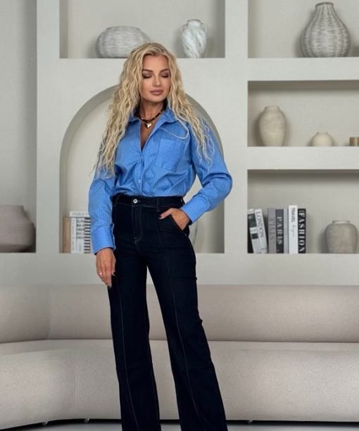 Alternative view of Džinsai su dekoratyviu kantu