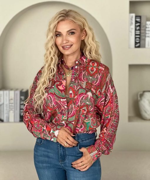 Marškiniai "Turkiški agurkai", koralas