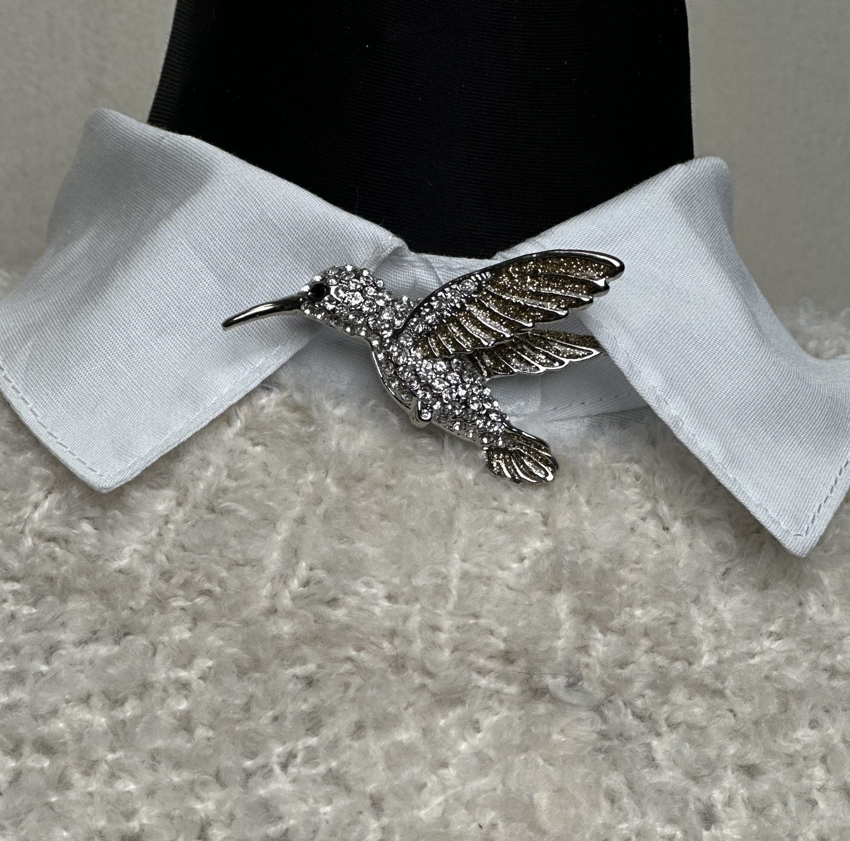 Segė "Kolibris", sidabro spalva