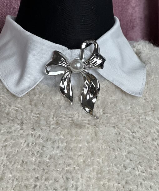 Segė "Elegantiškas kaspinėlis", sidabro spalva