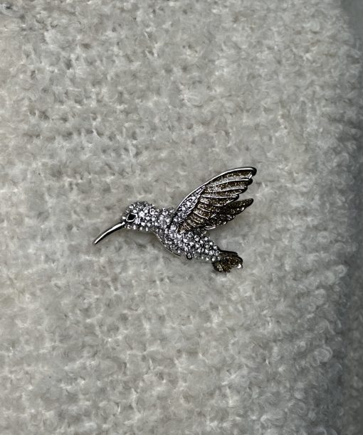 Alternative view of Segė "Kolibris", sidabro spalva