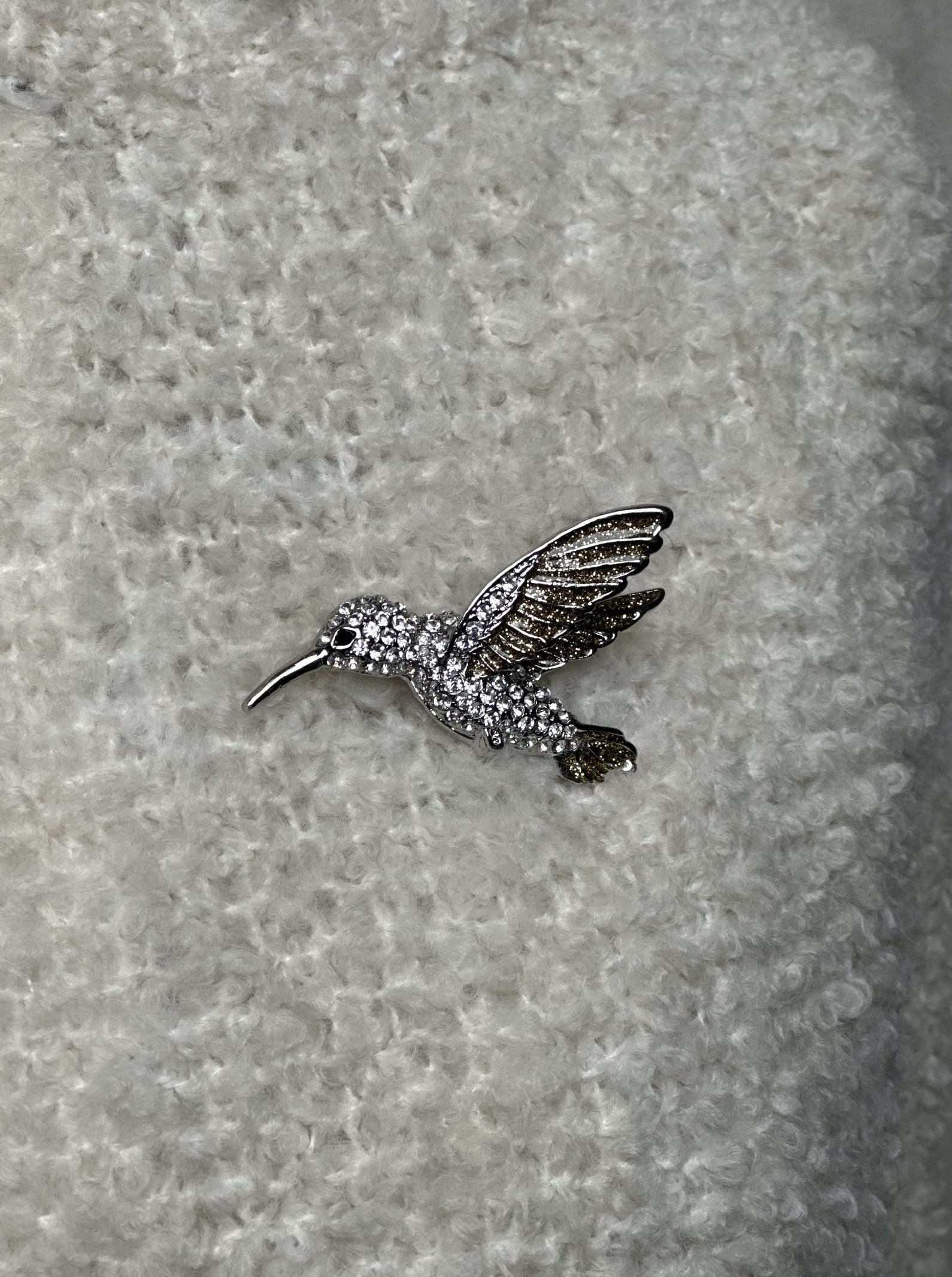 Segė "Kolibris", sidabro spalva - Image 2