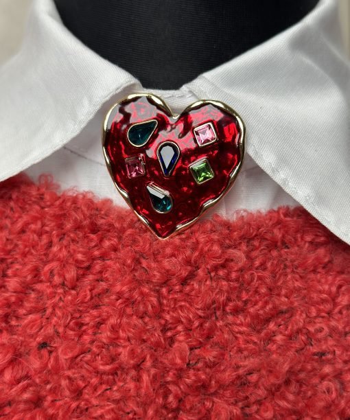 Segė "Širdelė", raudona spalva