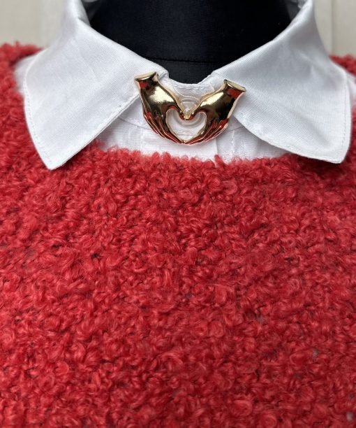 Alternative view of Segė "Love", aukso spalva