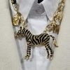 Kaklo papuošalas "Zebra"