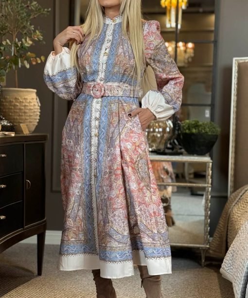 Suknelė "Elegancija", pastelinės spalvos