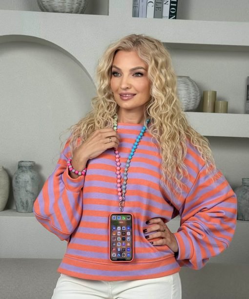 Alternative view of Karolių "Telefonui" ir apyrankės spalvotas rinkinys