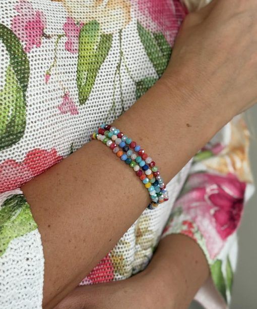 Apyrankė "Kristaliukai-saldainiukai", matinės spalvos