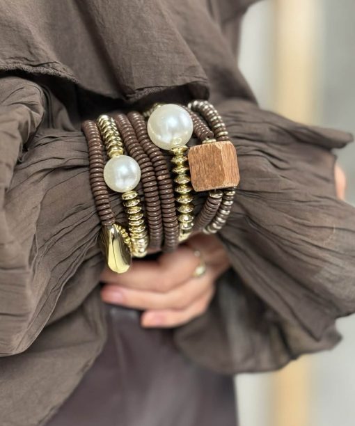 Apyrankės “Afrika”, masyvios, ruda spalva