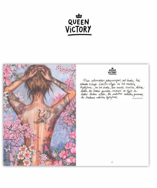 Alternative view of Užrašinė "Red Lips", didesnė