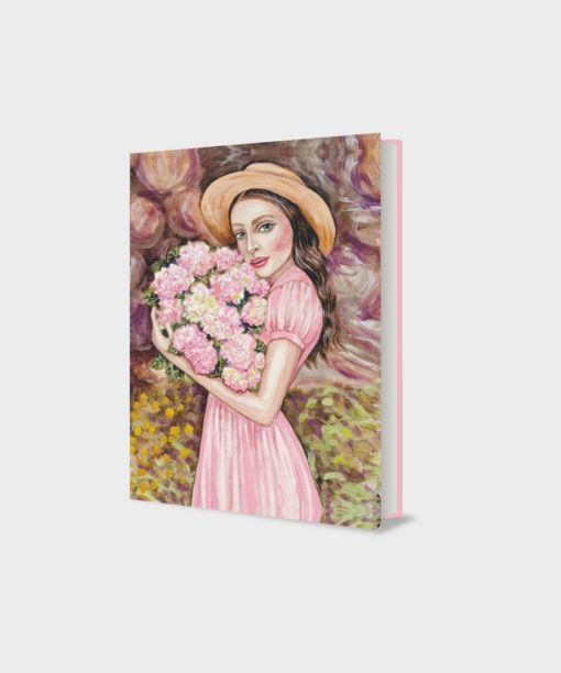 Užrašinė "Hortenzijos" , didesnė