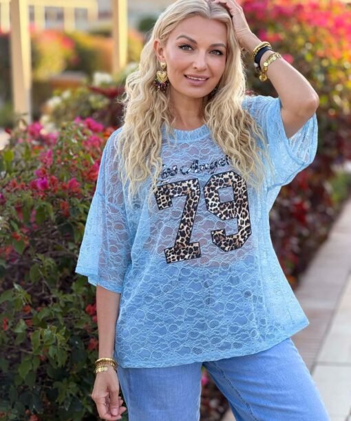 Palaidinė "79 Los Angelos", žydra spalva