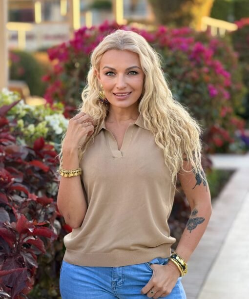 Palaidinė "Polo", camel spalva