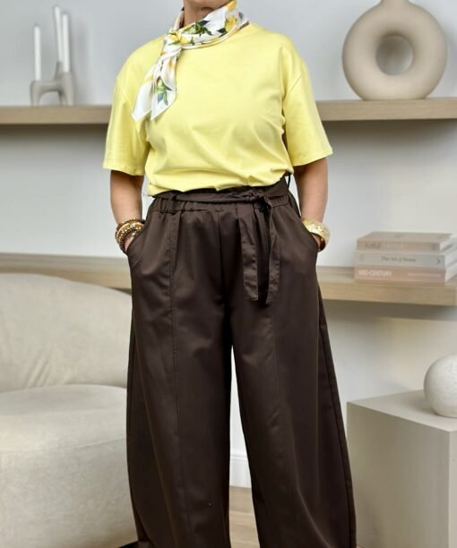 Kelnės "Balloon", šokolado spalva