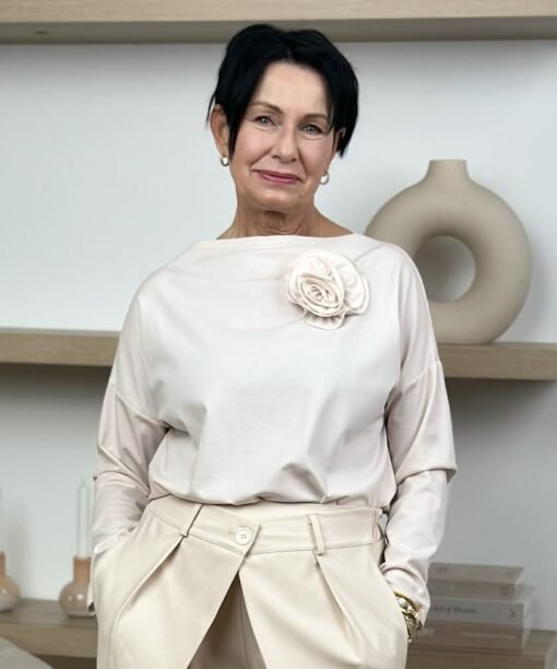 Palaidinė "Rožė", latte spalva