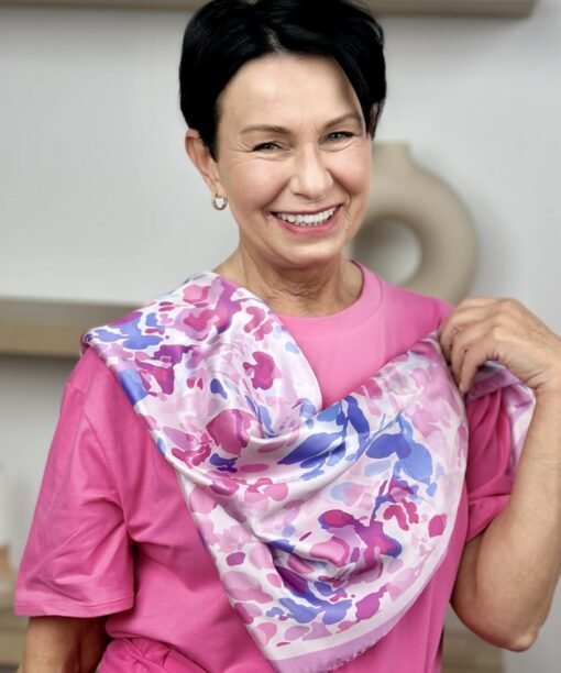 Skarelė "Pavasaris", rožinė/alyvinė spalva