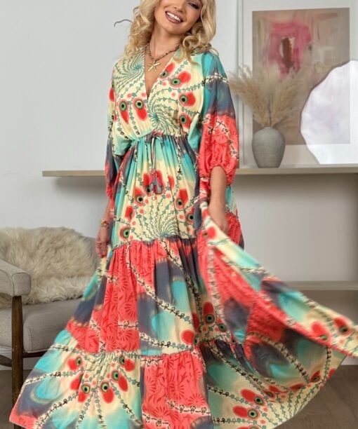 Suknelė "Povo plunksnos"