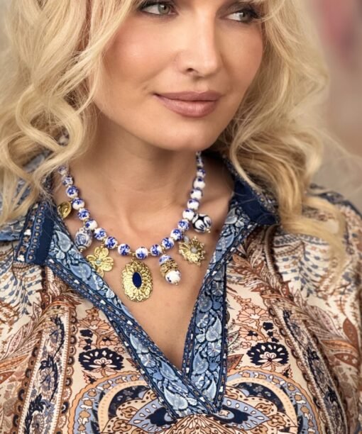 Alternative view of Kaklo papuošalas "Graikija"