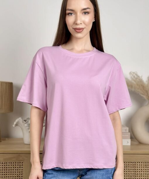 Alternative view of Marškinėliai "Klasika", alyvų spalva