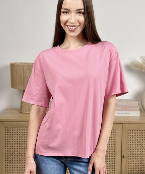 Alternative view of Marškinėliai "Klasika", rožinė spalva