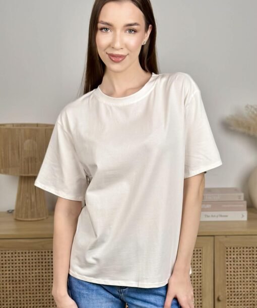 Marškinėliai "Klasika", balta spalva