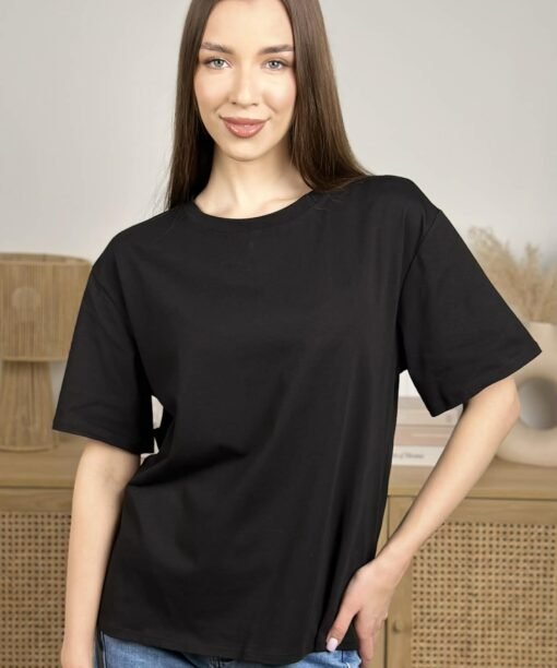 Alternative view of Marškinėliai "Klasika", juoda spalva